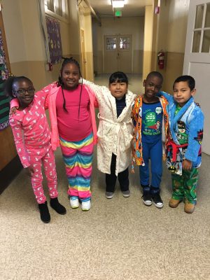 catholic schools week pajama pajamas reflect dressed important happy today
