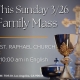 This Sunday 3/26, Family Mass