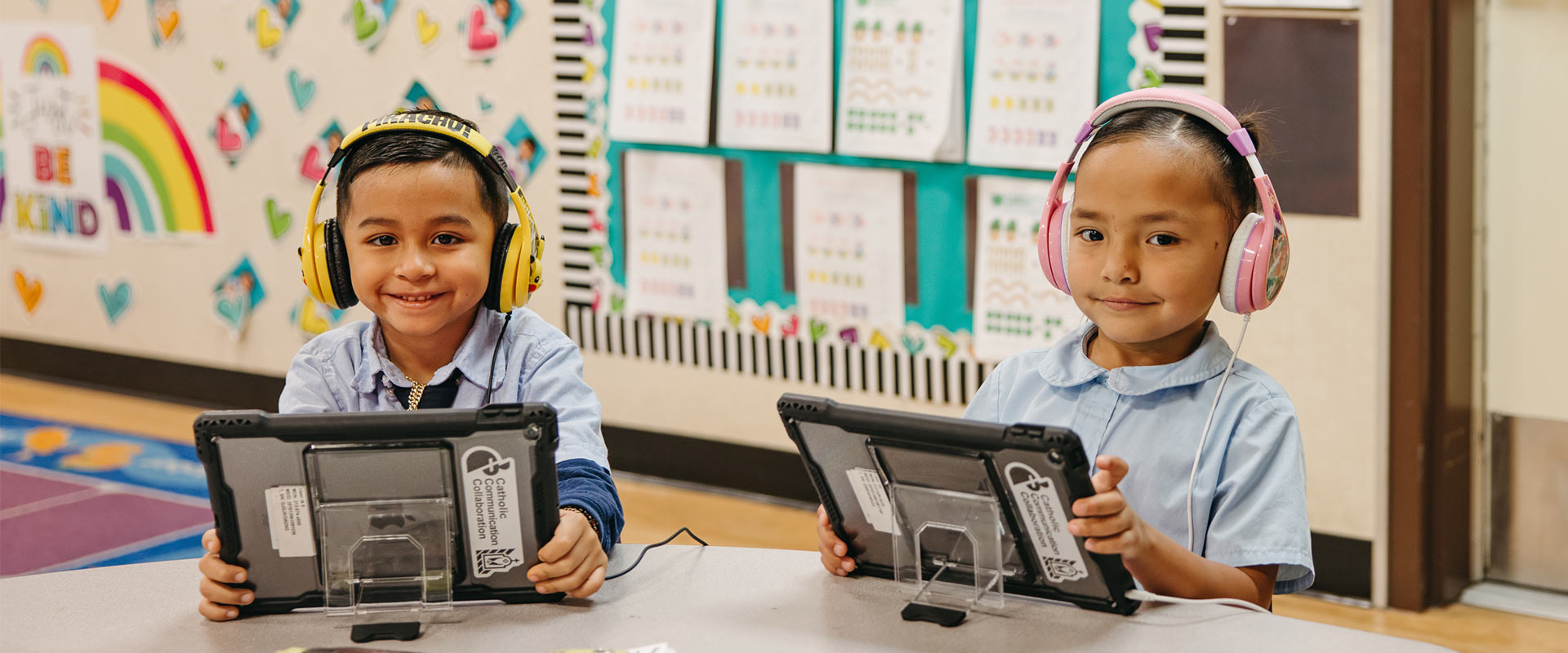 St. Raphael students using tablets for blended learning