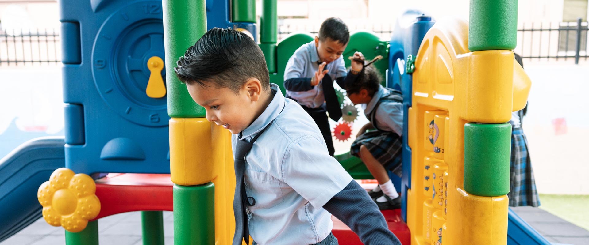 St. Raphael students playing in playground