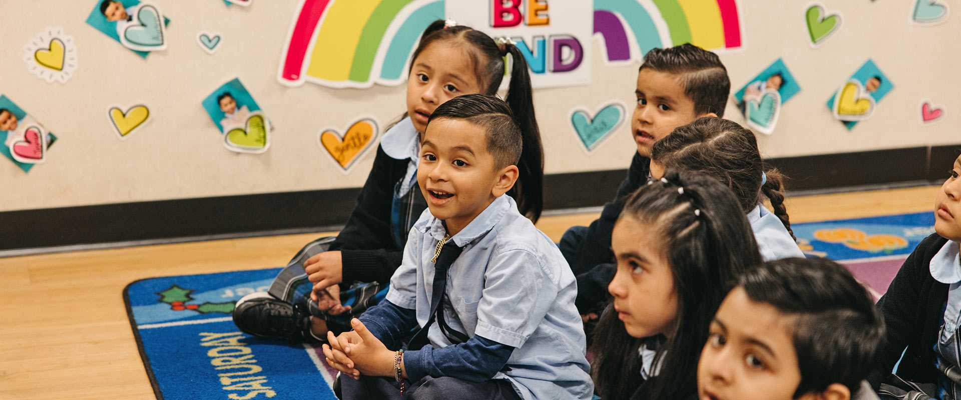 St. Raphael transitional kindergarten students in class